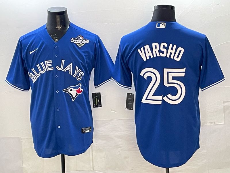 Men Toronto Blue Jays #25 Varsho Blue 2026 Nike Game MLB Jersey 005->toronto blue jays->MLB Jersey